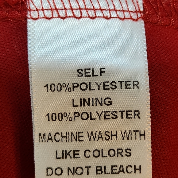 SOPRANO RED MINI CHIFFON DRESS SPLIT SLEEVES SIZE XSMALL - Picture 11 of 13